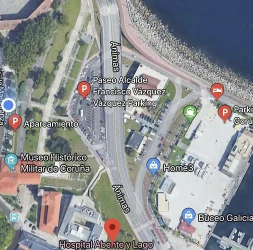 Luminoso Loft En La Ciudad Vieja ア・コルーニャ